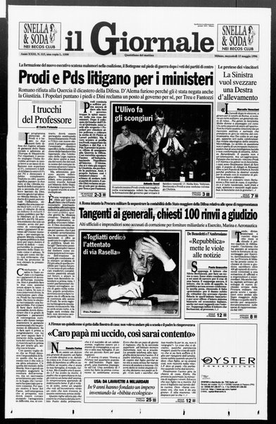 Il giornale : quotidiano del mattino